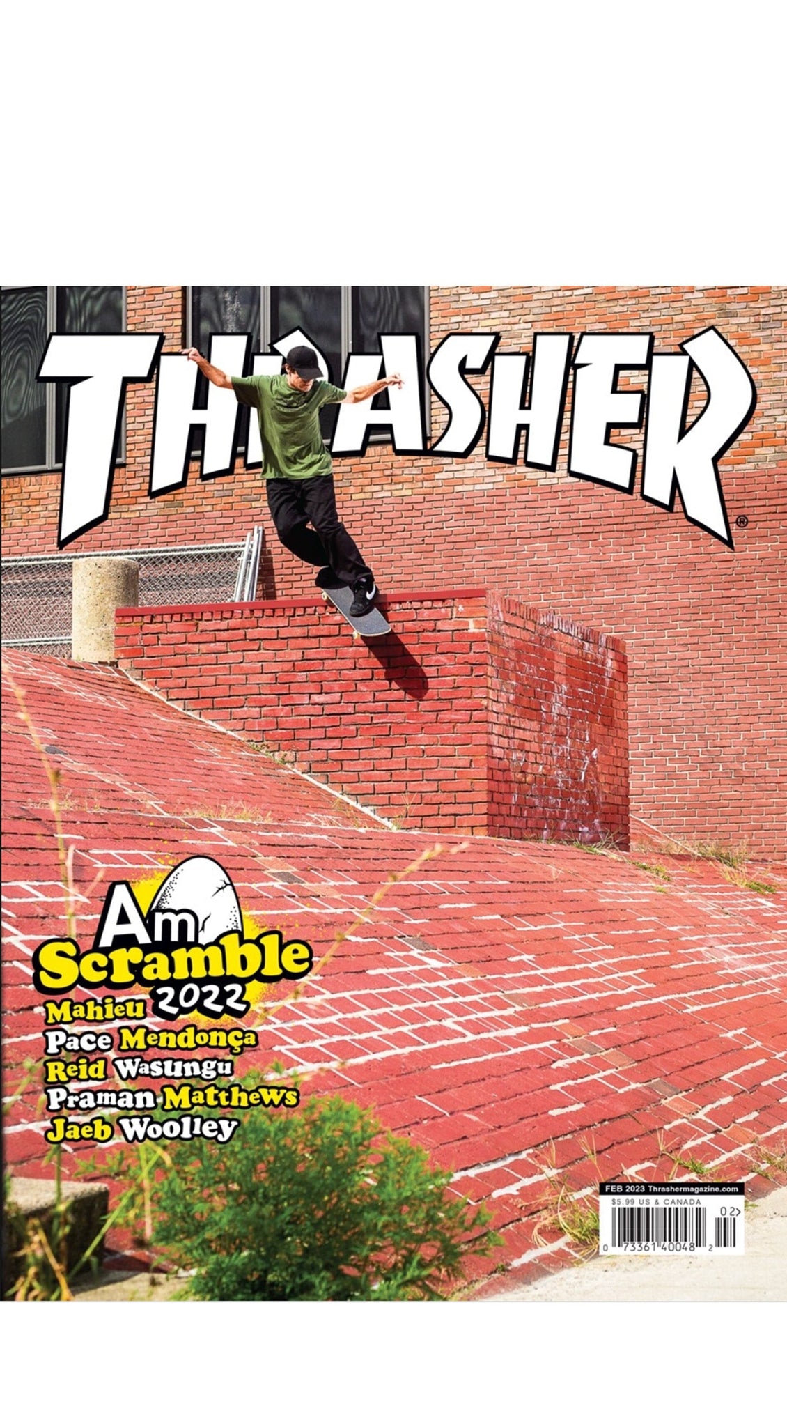 Thrasher Magazine Febrero 2023 - Revista Libro Thrasher Magazine 