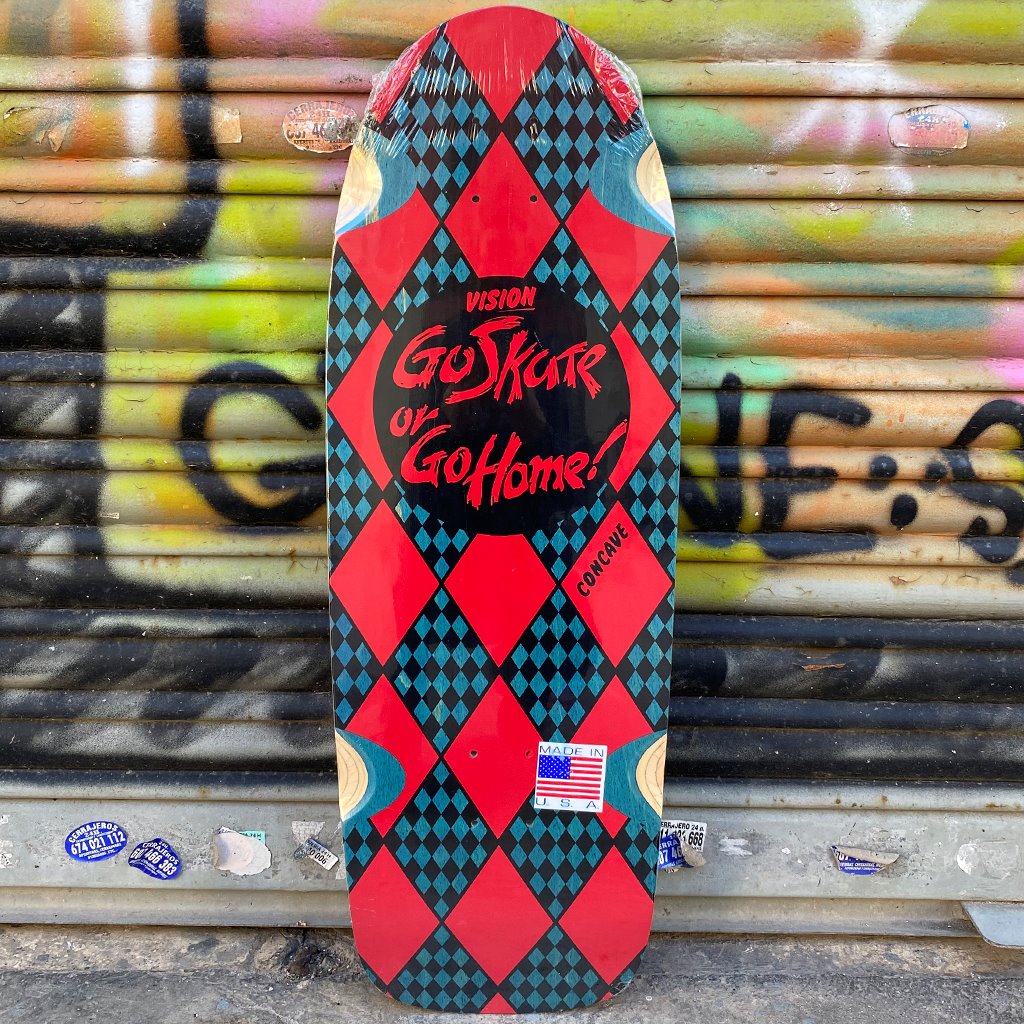 VISION Go Skate or Go Home Skateboard Deck Reissue- Tabla Skate - Furtivo! Skateboarding