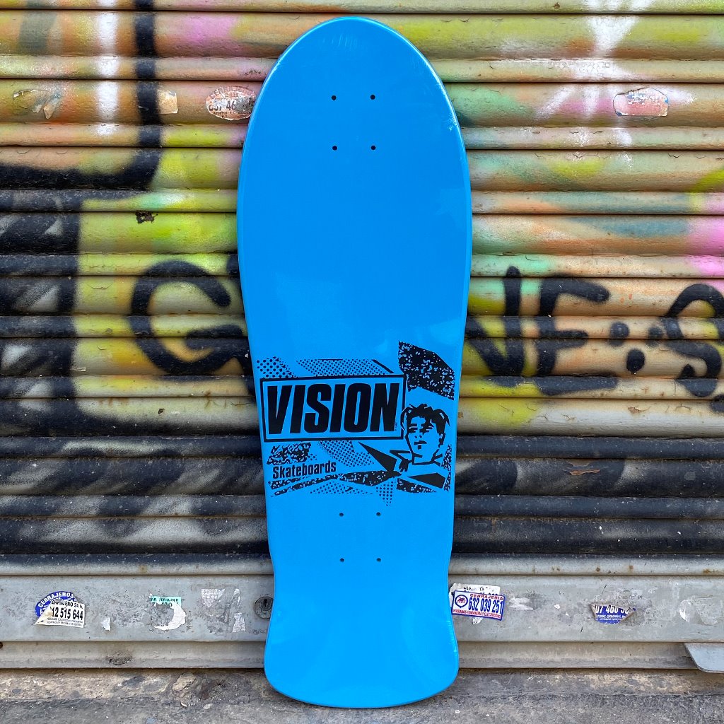 VISION ORIGINAL MG Blue Skateboard Deck Reissue- Tabla Skate Tablas Vision Skateboards 