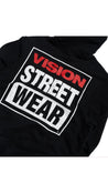 Vision Street Wear OG Box Logo Hoodie Black - Sudadera Ropa Vision Skateboards 