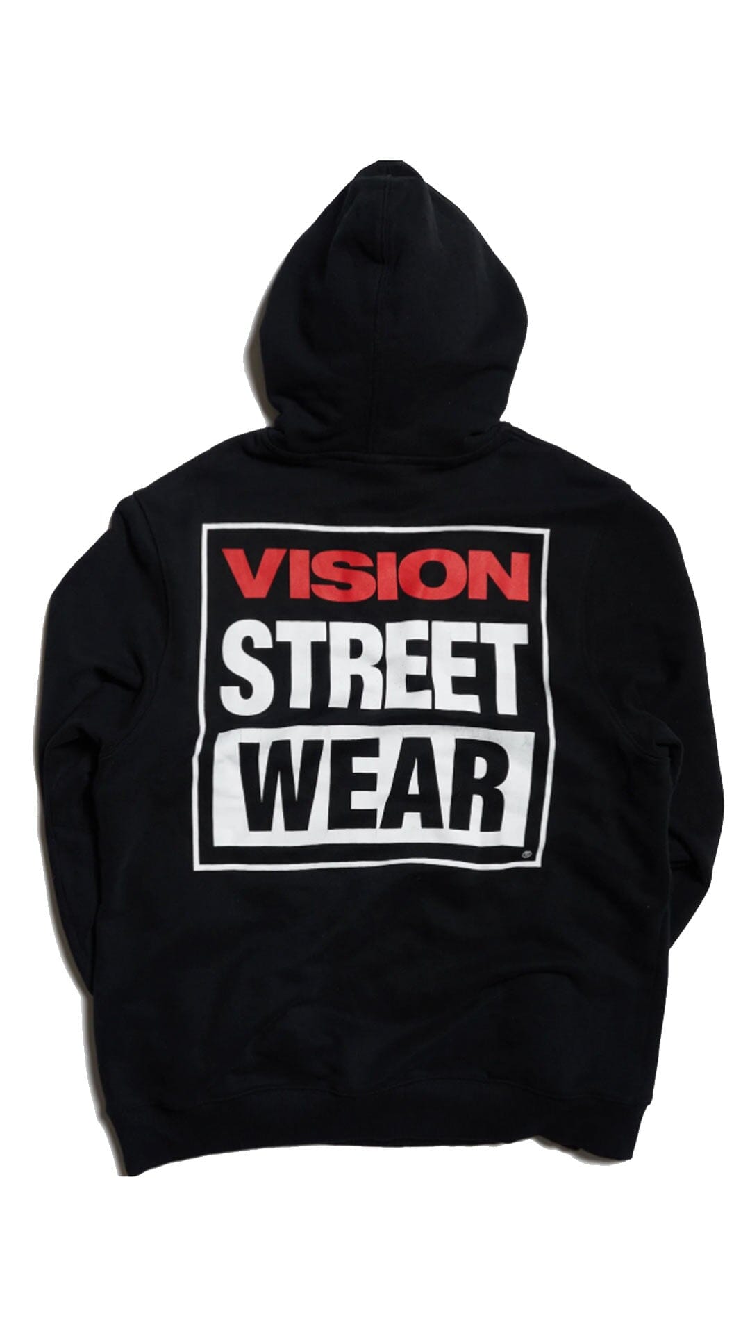 Vision Street Wear OG Box Logo Hoodie Black - Sudadera Ropa Vision Skateboards 