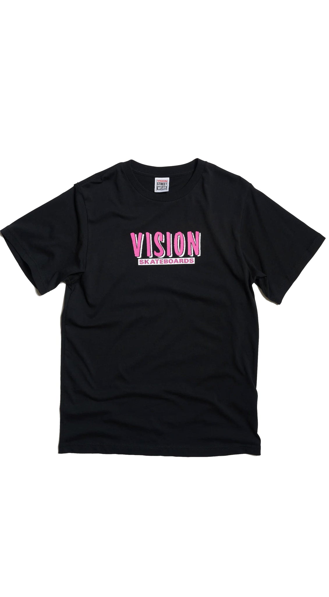 Vision Street Wear Skateboards S/S Black T-shirt - Camiseta Ropa Vision Skateboards 