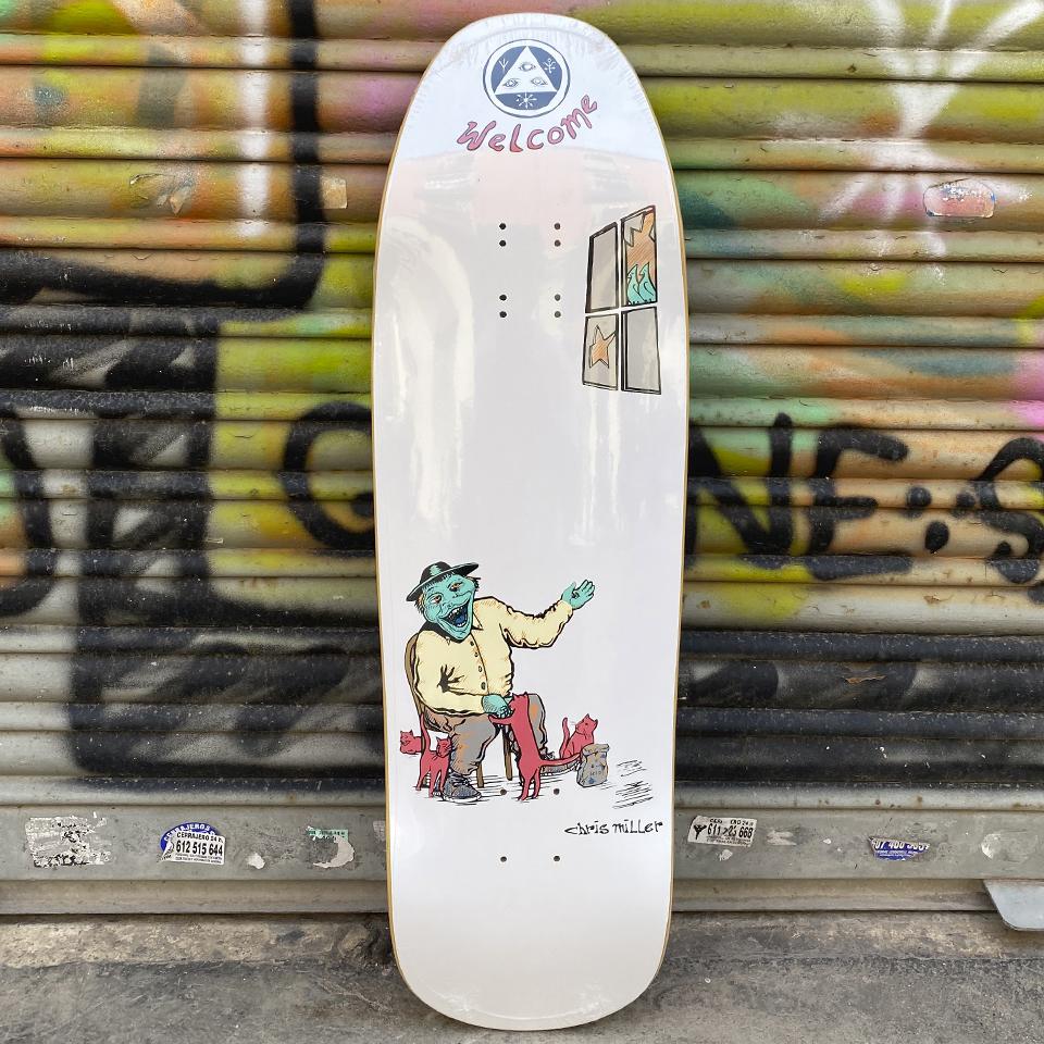 Welcome "Bird Feeder" Chris Miller 9.6 Pro Model Skateboard Deck - Tabla de Skate Tablas Welcome Skateboards 